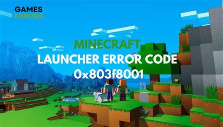 Unable to launch Minecraft Java Edition, error code 0x803F8001