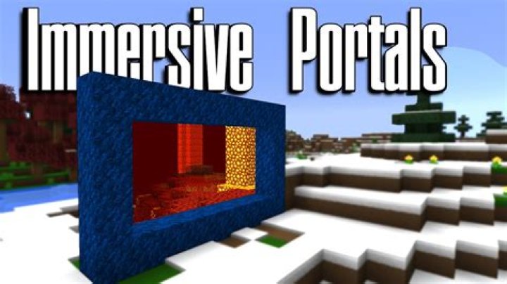 Unable to link two portals in the immersive portals mod in Minecraft