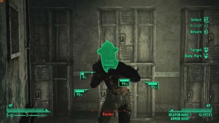 VATS damage reduction in Fallout New Vegas