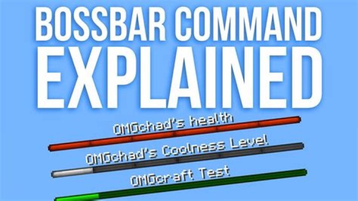 What's a good way to make a health bar using the bossbar command (For multiplayer pursposes)