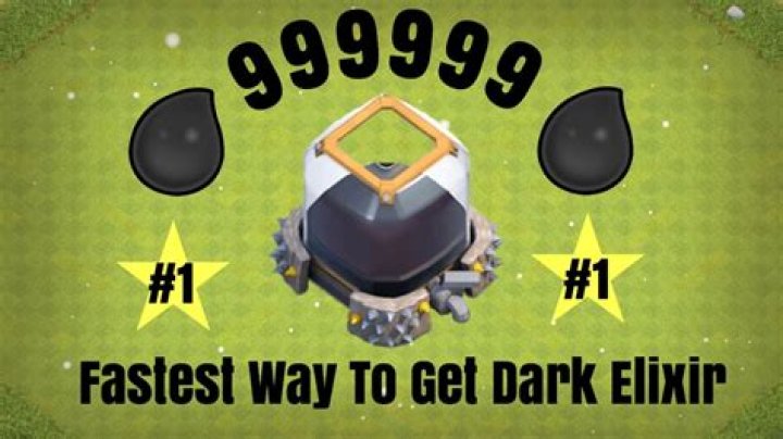 What's the most effective way to get Dark Elixir?