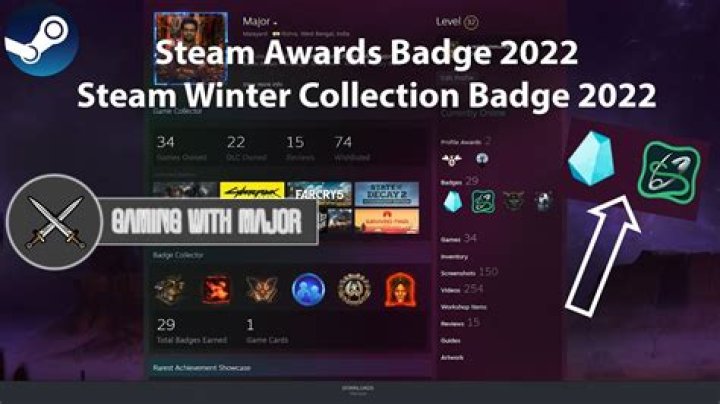 What's the purpose of Steam Badges?