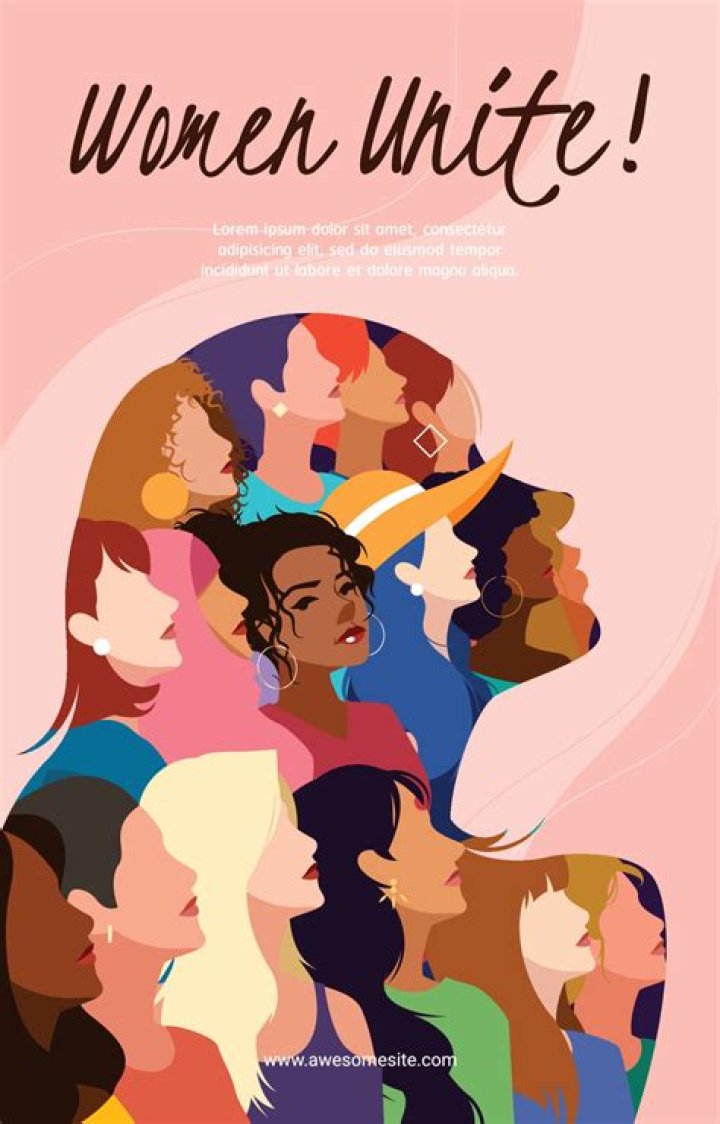 What's up with the women posters/stands?