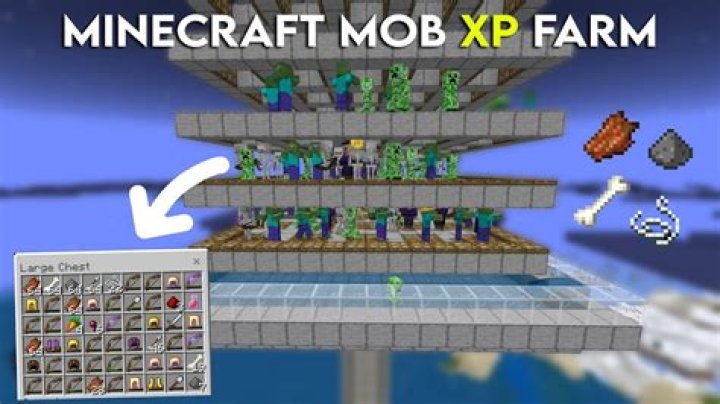 What 2 block tall mob in Minecraft drops the most xp?