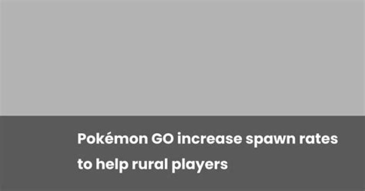 What affects Pokemon spawn rates?