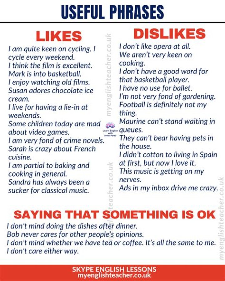 What are the likes and dislikes of the companions?