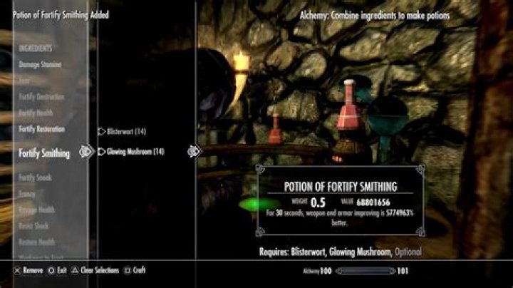 What disenchantable item has fortify enchanting?