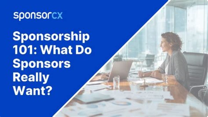 What do Sponsors actually do?
