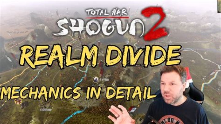 What does realm divide do in Shogun 2