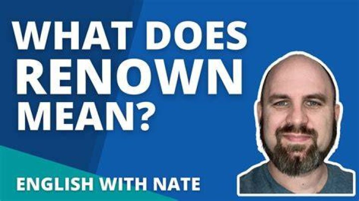 What does Renown do?