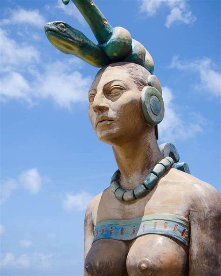 What does the black goddess statue do and what is it?