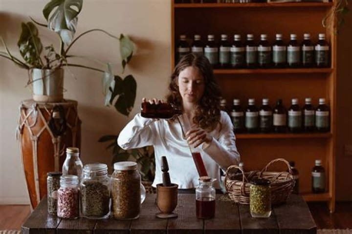 What does the influence area of the Herbalist denote?