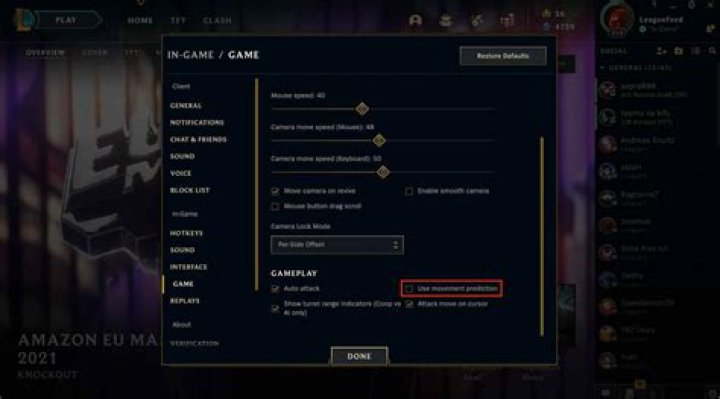 What does the option 