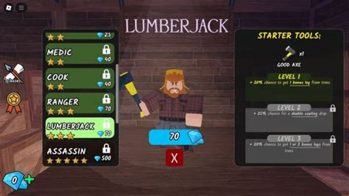 What happens if you give a devil axe to the lumberjack in his side quest?