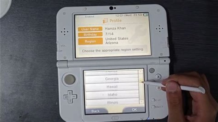 What if I change the region in the Nintendo 3DS settings?