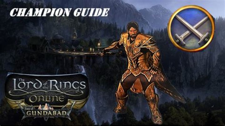 What is the best leveling spec for a Champion in LotRO?