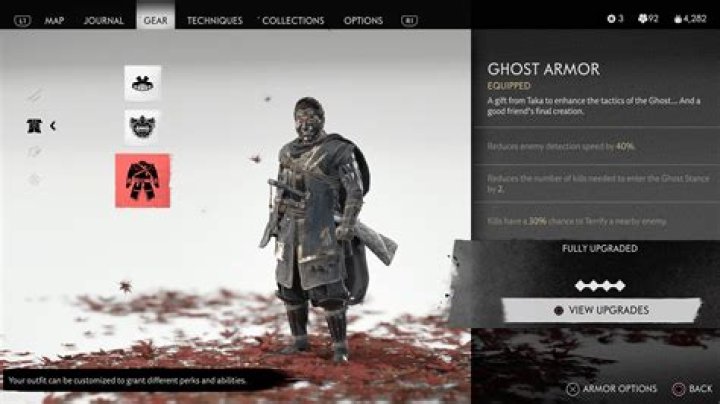 What is the best strategy when using the Ghost Armor?