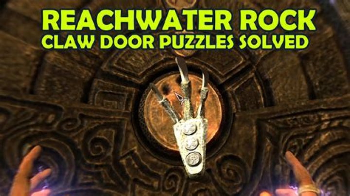 What is the solution to the first Reachwater Rock puzzle