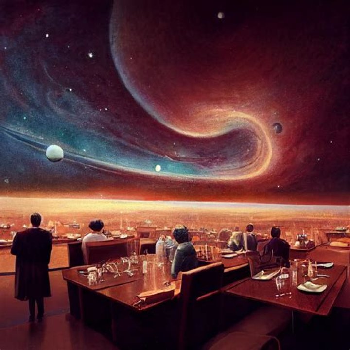 What is the strategy for reaching the restaurant at the edge of the universe?