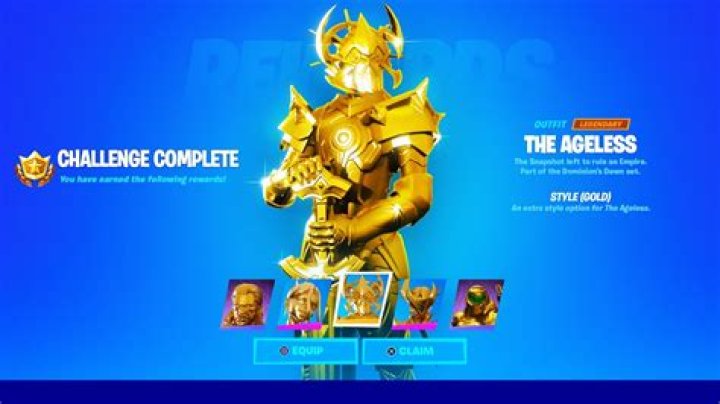 When do I get the gold/full gold skins in Fortnite?