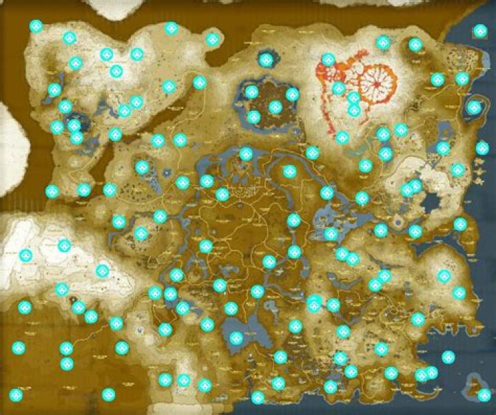 Where are the locations of all the skulls?