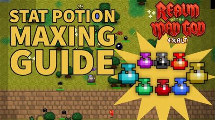 Where can I find different stat potions in Realm if the Mad God? And of which can i find early on?