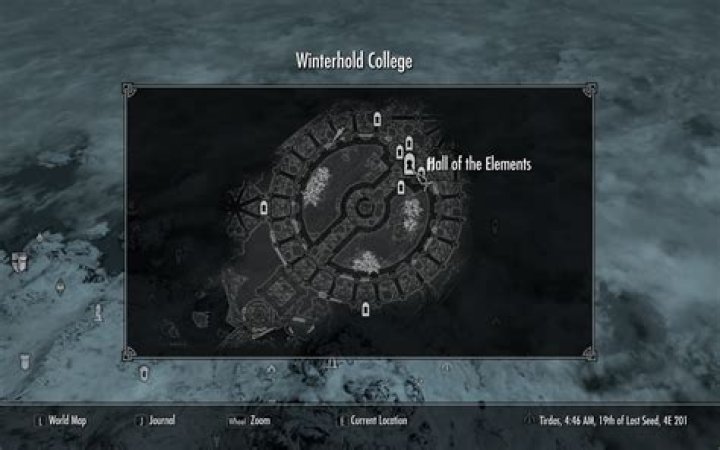 Where can I find the key to the top roof of the College of Winterhold?