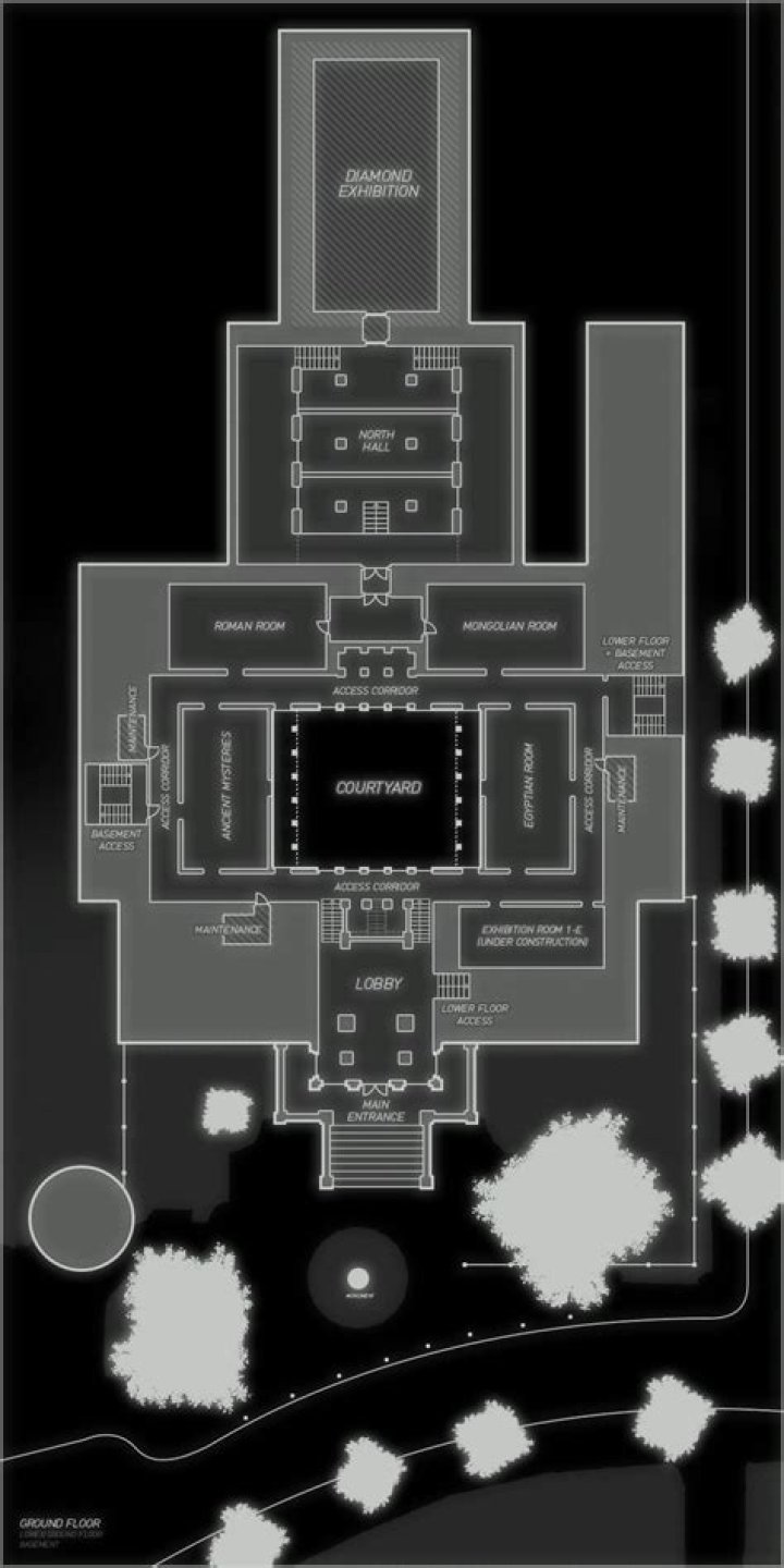Where can the security rooms spawn on The Diamond heist?