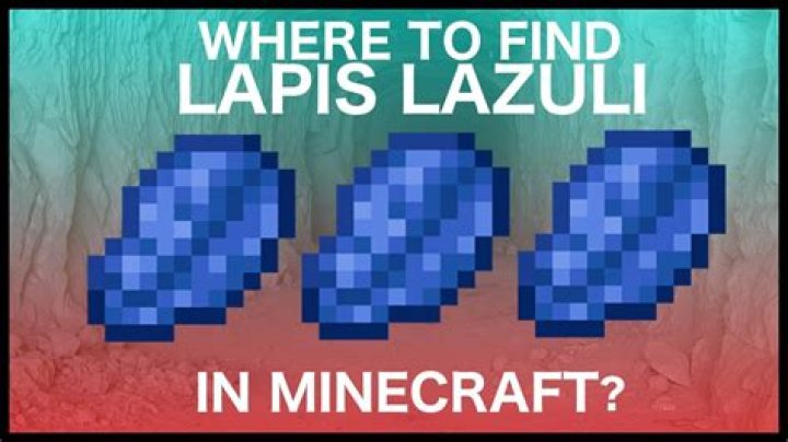 Where do you get Lapis Lazuli on Minecraft? [duplicate]