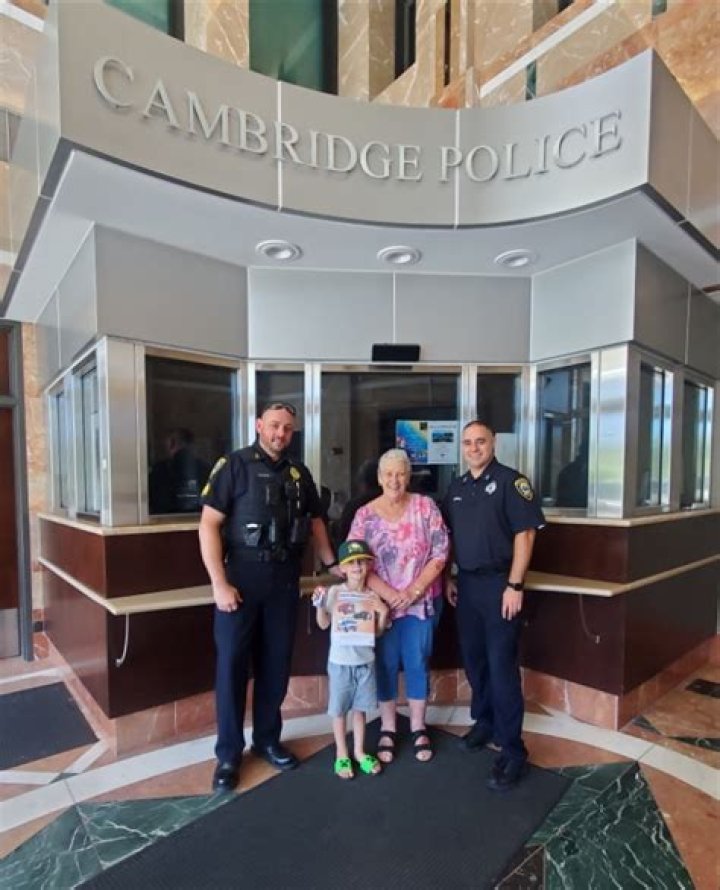 Where is the key to the Cambridge Police Station?