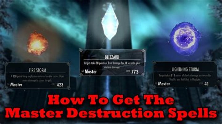 Where is the master destruction spell at?