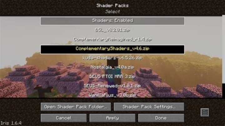 Where is the shader packs folder on Mac?