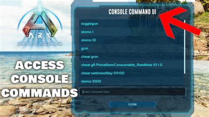 Why aren't the console commands 