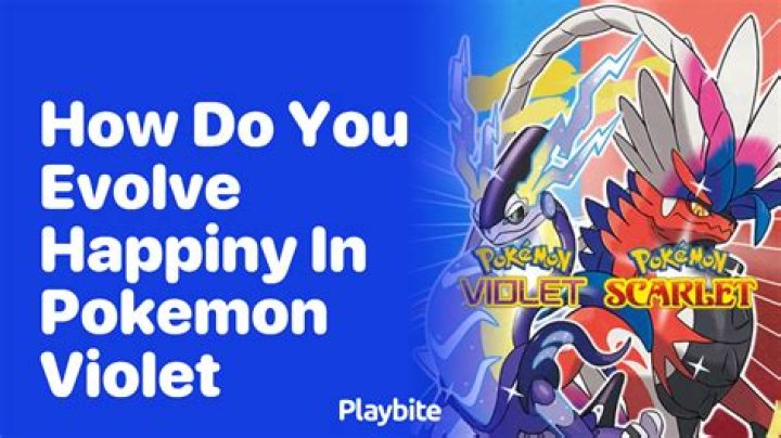 Why can't I get my Happiny to evolve?