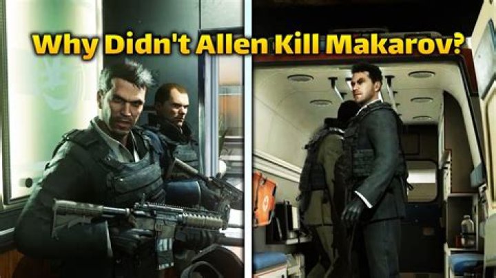 Why didn't Allen just kill Makarov at the start of No Russian?