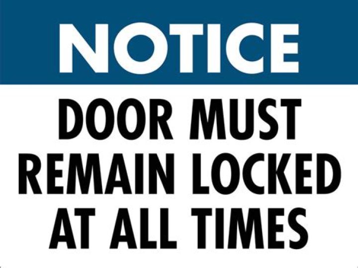 Why do some shops and houses stay locked during the day?