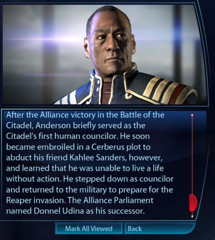 Why is Anderson not a councilor?