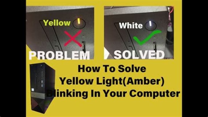 Why is there a yellow light on my Wii?