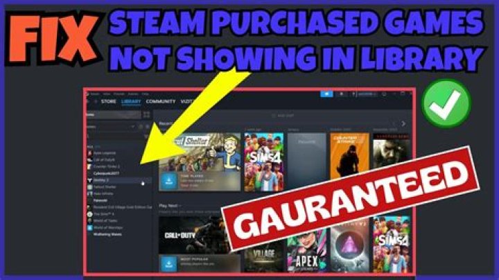 Why isn't a game purchased through Steam mobile showing in my PC library?