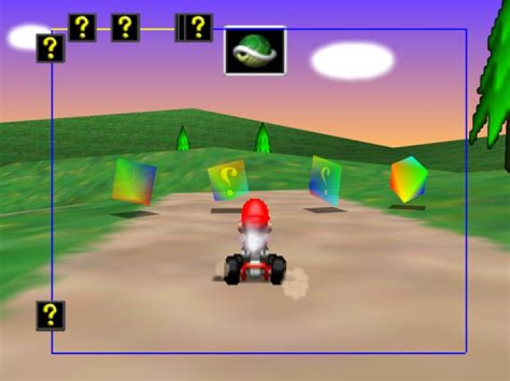 Why were the player icons replaced with question marks in Yoshi Valley Mario Kart 64 track? [closed]